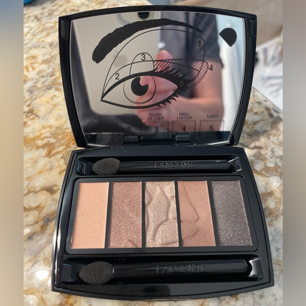 Lancome HYPNÔSE 5-COLOR EYESHADOW PALETTE TAUPE CRAZE - New Never Used